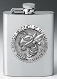 Georgia Tech Yellow Jackets 8 oz Stainless Steel Flask - NCAA College Athletics