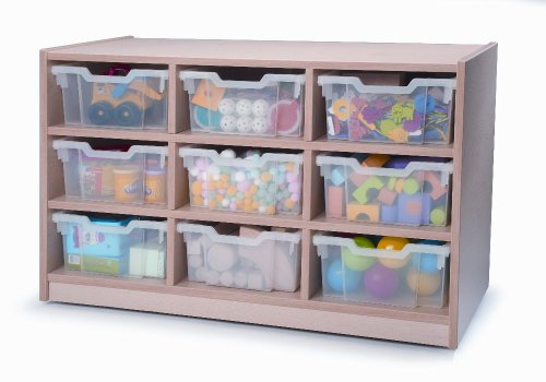 9 TRAY STORAGE MAPLE MELAMINE