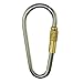 D-FantiX Mini Titanium Carabiner keychain D-ring Locking Carabiner Key chain with Key Rings for Camping Hiking Outdoor Titanium Edc Gear