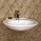 Adrian Wall Mount Sink - Single Hole Faucet Drilling - White Adrian Wall Mount Sink - Single Hole Faucet Drilling - White