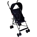BabyGo! コンパクトバギー ブラック　軽量ベビーカー　ベビーバギー