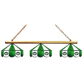 New York Jets 3pc SWAG STAINED GLASS POOL BILLIARD TABLE LAMP LIGHT