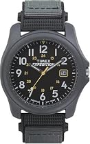 Timex T42571PF Expedition Camper Gents Black Face Watch