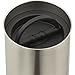 Planetary Design Airscape Stainless Steel Coffee Canister | Food Storage Container | US Patented Airtight Lid | Push Out Excess Air Preserve Food Freshness (Small, Obsidian)