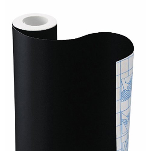 Leegoal Sticky Back Chalkboard Black Contact Paper Roll 18 * 78 Inchs