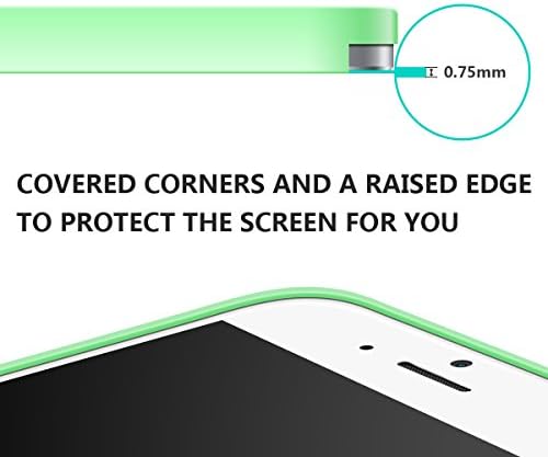 iPhone 5S Case,MiHua Apple iPhone 5S Protective Transparent Slim Case Shock-Absorption Bumper and Anti-Scratch Clear Back - Ultra Slim Back Bumper Case for iPhone 5S (Green)