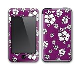 Hibiscus Design Decal Protective Skin Sticker for Apple iPod Touch