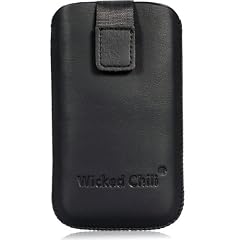 Wicked Chili PU Leder Tasche f�r Samsung S5830 Galaxy ACE / GT-S5830 - Etui H�lle Pouch (weich gef�ttert, Ausziehhilfe)