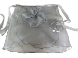 Silver Organza Wrap Ballet Skirt w/matching Hair Scrunchie Adult-Child-Plus