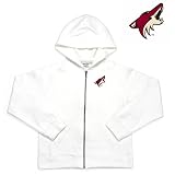 Phoenix Coyotes NHL Girls Lucky Full Zip Hooded Jacket (White)