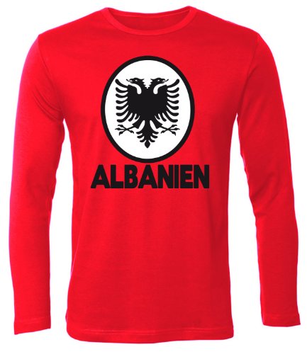 FUSSBALL EM 2016 – ALBANIEN FANSHIRT 3330(HL-R) Gr. L