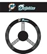 Miami Dolphins Poly-Suede Steering Wheel Cover - NFL