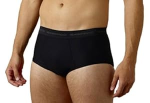 ExOfficio Men's Give-N-Go Brief,Black,Small