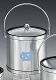 Review Kraftware  / Kraftware 20264 UNC 3 Quart Brushed Chrome Mylar Ice Bucket with Acrylic Cover