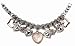 Betsey Johnson Women's Pink Stone Charm Bracelet Watch #BJ4119