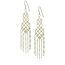 14k Yellow Gold Diamond-Cut Bead Dangle Earrings
