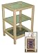 ASPEN - Solid Wood & Glass Hi-Fi / Media Storage Shelf Unit