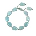 Lola Rose Small Polished Tumble Bracelet In Amazonite