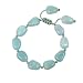 Lola Rose Small Polished Tumble Bracelet In Amazonite