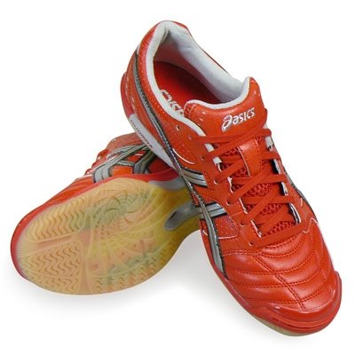 アシックス(asics) デスタッキ 2 J レッド×シルバー　アシックス フットサルシューズ