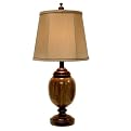 Bark Ball Table Lamp - Wood Tone