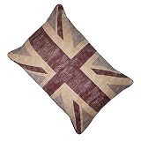 Union Jack / British Flag Cushion, Chocolate, 40 x 60 Cm