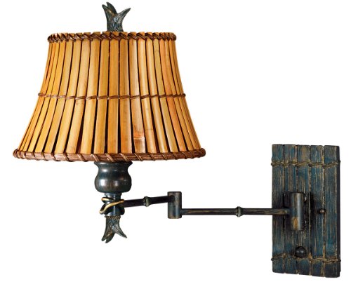 Kenroy Home 30454BH Kwai Wall Swing Arm Lamp, Bronze Heritage Kenroy Home 30454BH Kwai Wall Swing Arm Lamp, Bronze Heritage