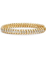 Diamond Swirl Tennis Bracelet