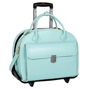 McKlein USA W Series Glen Ellyn Leather Detachable - Wheeled Ladies Case