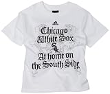 MLB Boys' Chicago White Sox Feared Short Sleeve Tee, White, Large