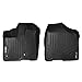 MAXLINER Floor Mats 1st Row Liner Set Black for 2013-2018 Toyota Sienna (All Models)