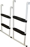 Gigajump Trampolinleiter mit extra breiten Stufen 81cm und 97 cm