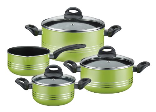 GSW 158053 MILANO COLOR Topf-Set grün 4-teilig 