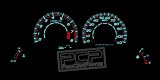 1991-1994 Nissan S13 240sx Black Reverse Gauges
