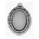 Art and Craft - Photo Pendant Antique Silver 30 x 22