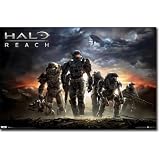Halo Reach Soldier Group Video Game Poster Print - 22x34