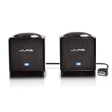 SubSpace Compact Hi-Fi 2.0 USB Laptop Speaker - Brushed Aluminum (Black Satin) ~ JLab Audio