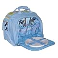 Picknick Tasche f�r 4 Personen gef�llt blau - 27155