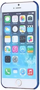 JSi Slim iPhone 6 Case Hard Cover Better Grip Perfect Fit Anti Scratch Clip On Snap Translucent Transparent Matte (Blue)