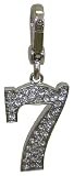 Juicy Couture Pave Lucky Seven Silver Charm