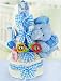 Gingham & Giggles Three Tier Diaper Cake-Boy