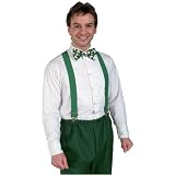 GREEN CLOWN SUSPENDERS