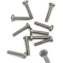 Stainless Steel Machine Screw, Pan Head, Phillips Drive, MIL-SPEC, #10-24, 5/8" Length (Pack of 10)