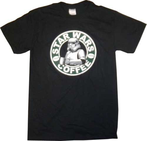  Star Wars Parody Star Wars Coffee Mens T-Shirt Black
