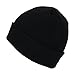 Lightweight Stretch Beanie Cuff Hat, Cuffed Knit Skull Cap - Snug Fit