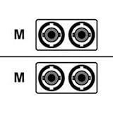 1m ST/ST Multimode Patch