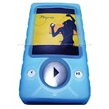 DreamBargains Premium Heavy Duty Zune 30gb Silicone Case - Light Blue + Adjustable Sport Armband - Black + Protective Screen Film