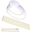 Link Chains Gold Plated 18" 5Pcs