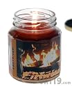 Fireplace Scented Jar Candle