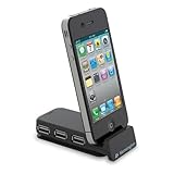 Kensington Pocket Hub 3-Port USB and Sync Travel Hub for iPod and iPhone